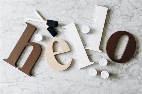 Get Creative With Wood Letters Homeworks Etc