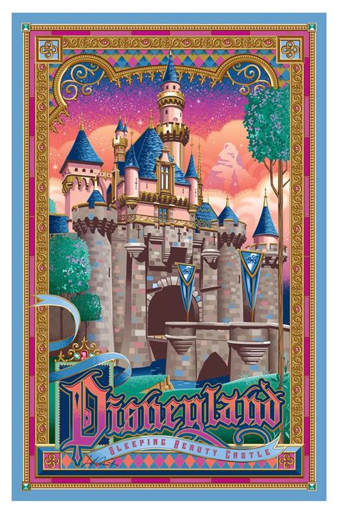 Disney land main castle in paris. Disneyland Sleeping Beauty Castle by Jeff Granito. | The Art of Disney | Pinterest | Sleeping ...