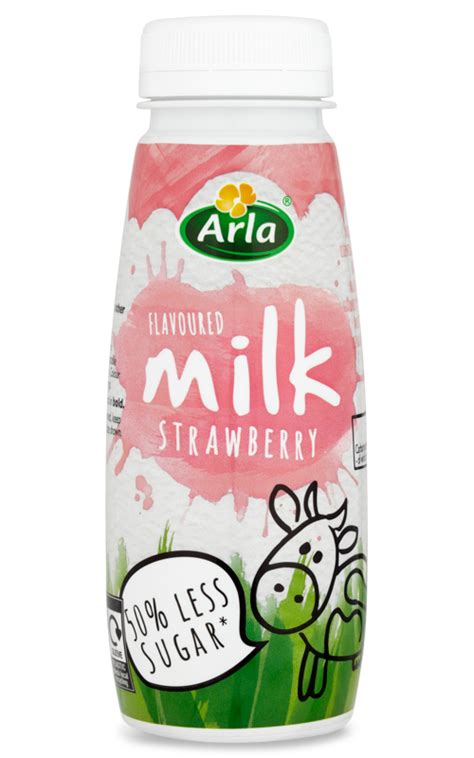 Arla Flavoured Milk Strawberry Arla Uk