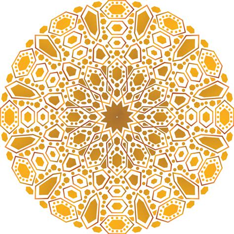زخرفة اسلامية للتصميم والمونتاج مفرغة ذات جودة عالية مصممة ببرنامج