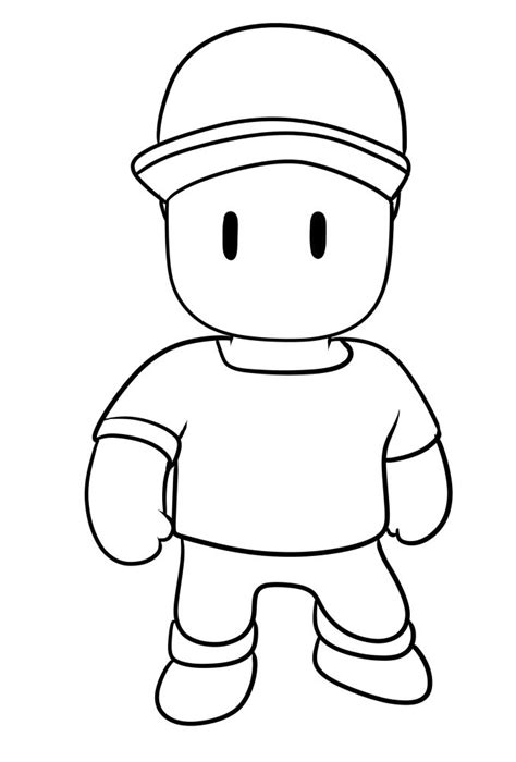 Dibujo De Guy De Stumble Guys Para Colorear Pdmrea