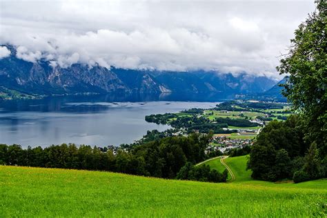 Fonds Decran Photographie De Paysage Autriche Lac Montagnes Lake