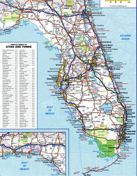 Map Of West Coast Of Florida Usa Printable Maps