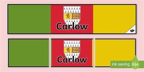 Carlow Display Banner Teacher Made Twinkl