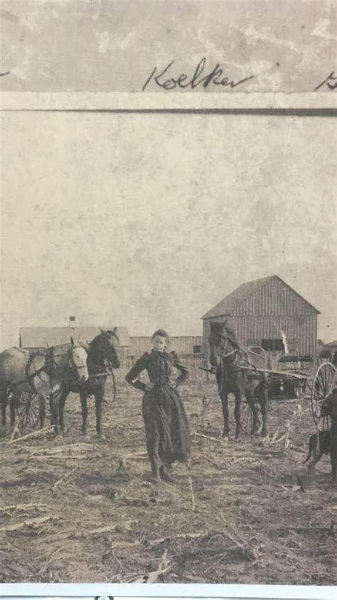 My Great Great Great Aunt Catherine Giving Some Sass In The Fields