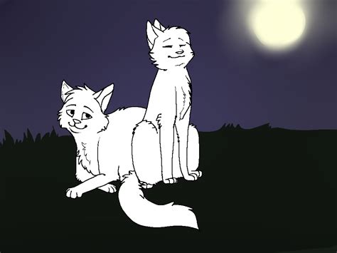 Cat Couple Lineart Warrior Catcat Couple Base F2u By Happyrottweiler
