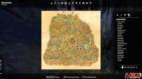 Shadowfen Treasure Map Iv Location The Elder Scrolls Online Youtube