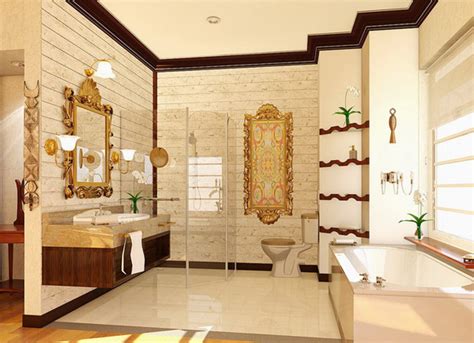 Steam and damp can of course be a problem for bathroom. 20 Luxurious and Comfortable Classic Bathroom Designs ...