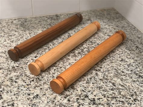 Walnut Rolling Pin Baking Ts Maple Rolling Pin New Home Etsy