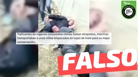 Video Atrapan a traficantes de órganos chinos Falso