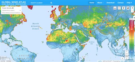 Wind Speed And Wind Power Potential Maps Groups Energydatainfo