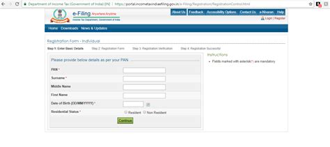 Link of portal incometaxindiaefiling gov page is given below. E Filing Income Tax Department In Govt - Tax Walls