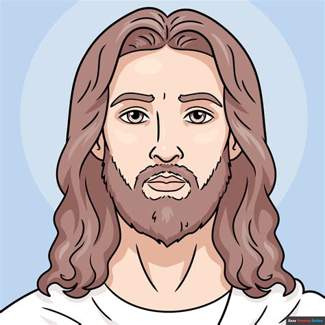 How To Draw Jesushow To Draw Jesus Step By Stephow To Draw Jesus Face
