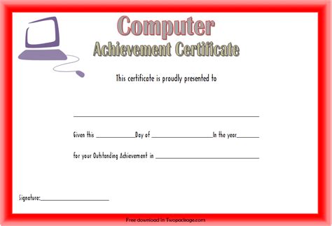 Certificate Of Completion Template Certificate Format Training