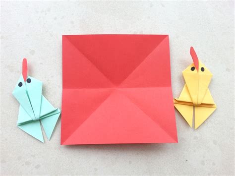 Jak łatwo Zauważyć Kartka Papieru - Żabka origami « Zabawy dla dzieci, rozwój dziecka