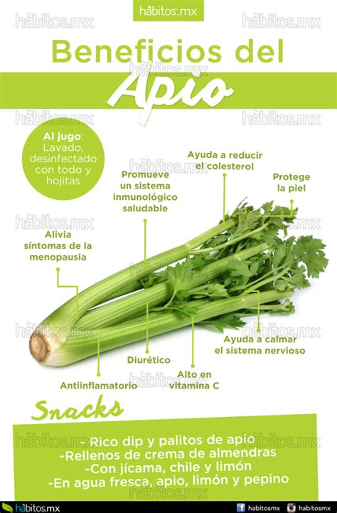 Receta mexicana deliciosa y sencilla. Beneficios del Apio - Hábitos Health Coaching
