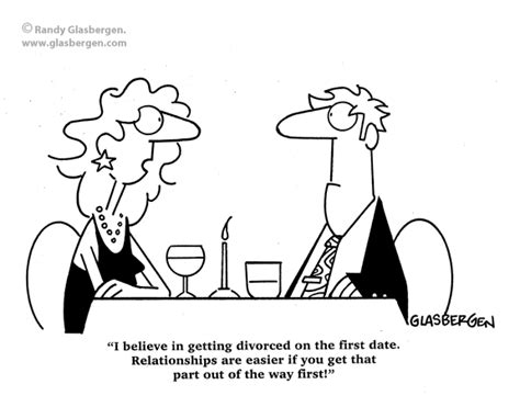 Divorce On First Date Archives Glasbergen Cartoon Service