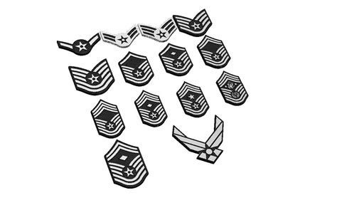 Air Force Ranks Svg United States Military All Ranks Etsy
