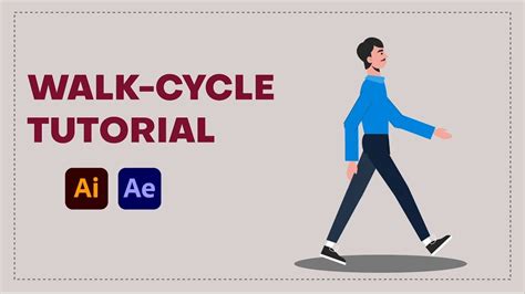 Basic 2D Character Walk Cycle Animation In After Effect No Plugin