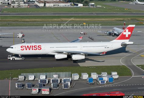 Hb Jmc Swiss Airbus A340 300 At Zurich Photo Id 1201198 Airplane