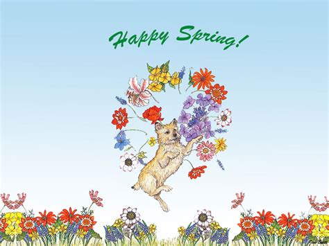 Free Download Happy Spring Desktop And Mobile Wallpaper Wallippo