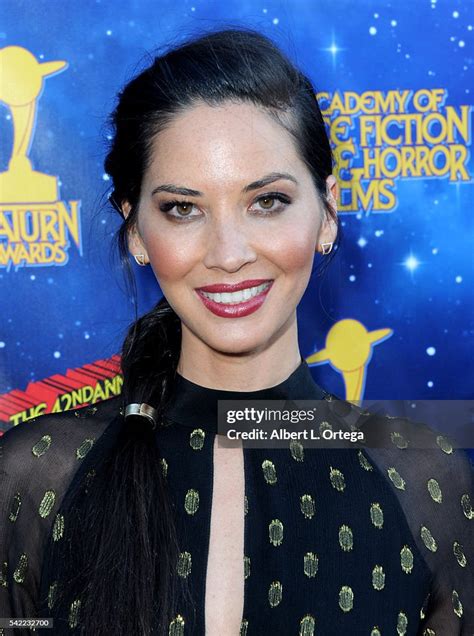 Actress Olivia Munn Attends The 42nd Annual Saturn Awards At The
