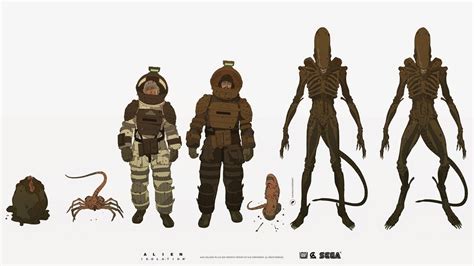 Alien Isolations Character Art Is Just The Best