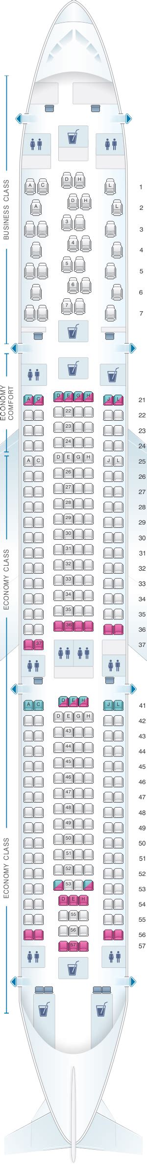 Airbus A350 900ulr Seat Map Image To U