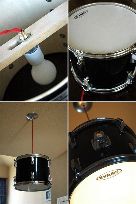 Drum Light Upcycle That Drum Light Drum Room Music Room Decor