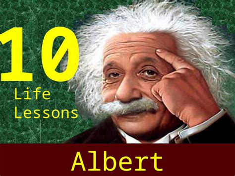 Pptx 10 Life Lessons From Albert Einstein Dokumentips