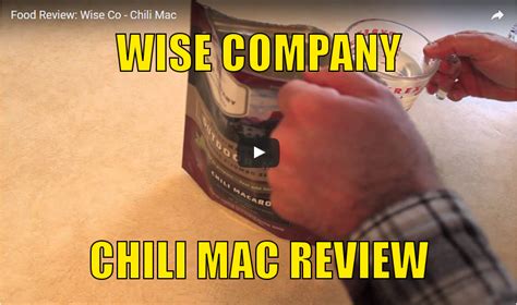 112m consumers helped this year. A review of freeze dried food from Wise Co.