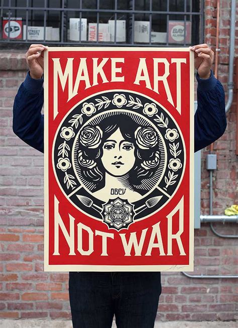 Make Art Not War Offset Obey Giant