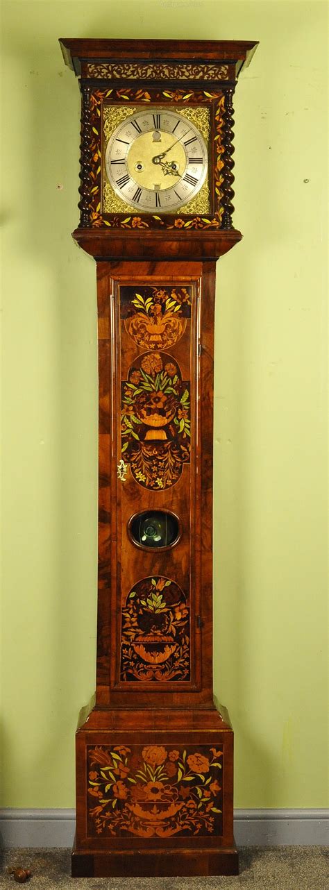 Antiques Atlas Important Marquetry Longcase Grandfather Clock As895a119