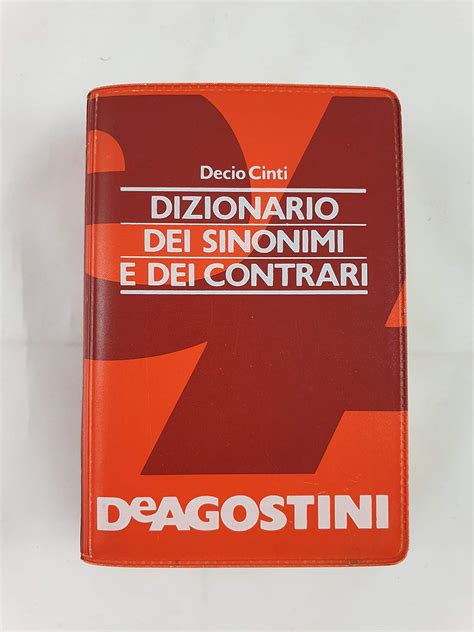 Amazon It Dizionario Tascabile Dei Sinonimi E Dei Contrari Cinti