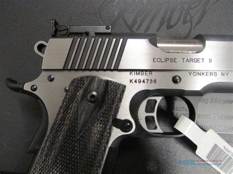 Kimber Eclipse Target Ii 1911 45 A For Sale At