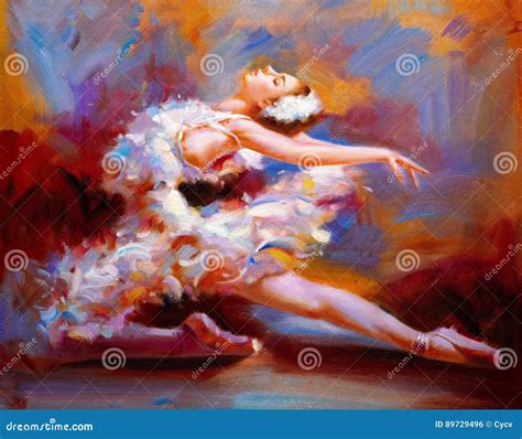 Oil Painting Ballet Stock Illustration Illustration Of Scoring