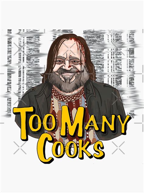 Too Many Cooks Adult Swim Sticker For Sale By Pinkart Redbubble