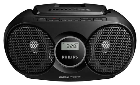 Philips Az215b05 Portable Cd Player Boombox With Fm Tuner And Aux In