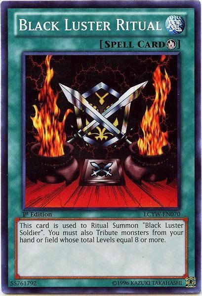 Yugioh Trading Card Game Legendary Collection 3 Common Black Luster