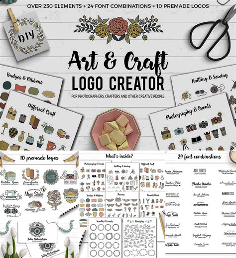 Art And Craft Logo Creator Free Download