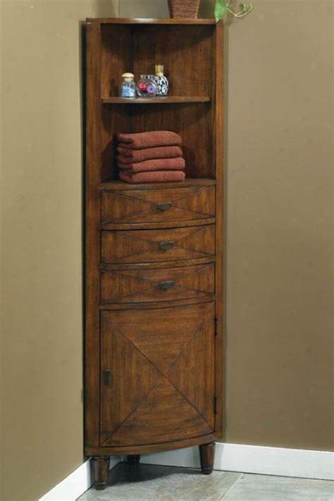 I searched everywhere for a smaller corner cabinet for. Corner Bathroom Storage Cabinet : 7 top bathroom corner ...