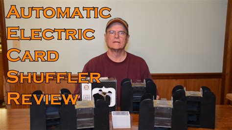 Automatic Electric Card Shuffler 6 Deck Battery Operated Review Youtube