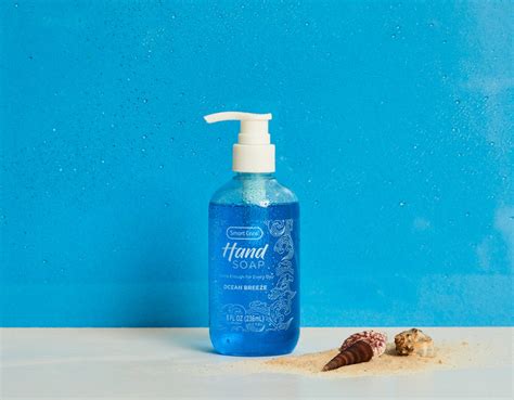 Liquid Hand Soap Ocean Breeze 8 Fl Oz Smart Care