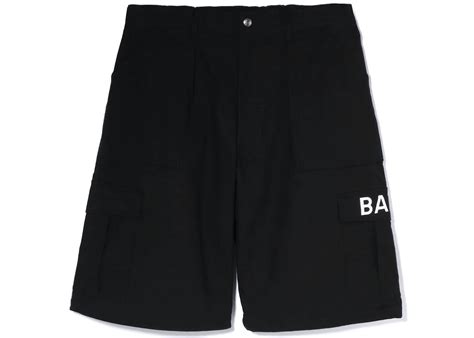 Bape 6 Pocket Wide Fit Shorts Black Mens Ss22 Us