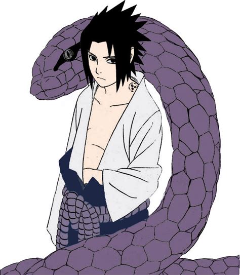 Sasuke With Snake By Minions321 On Deviantart