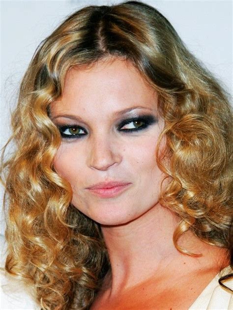 Kate Moss Looking Very 70sstudio 54 With Her Big Curls And Oversize