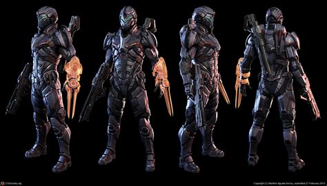 Cgtalk Mass Effect N7 Soldier Fan Art Marthin Agusta Simny 3d