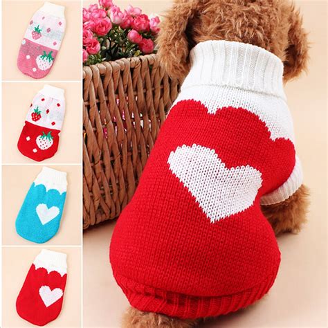 Pet Sweater Dogs Cat Knitwear Dog Sweater Puppy Warm Woolen Coat Cheap