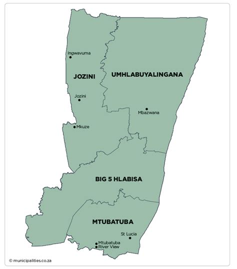 uMkhanyakude District Municipality - Map