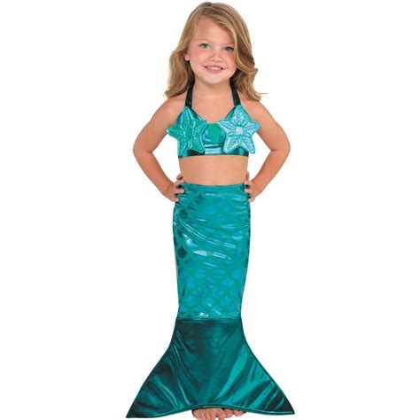 Mermaid Tail Kids Costume Small Blue Big W